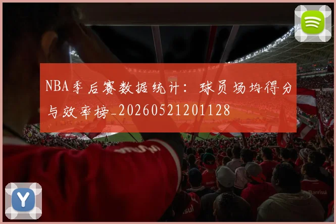 NBA季后赛数据统计：球员场均得分与效率榜_20260521201128